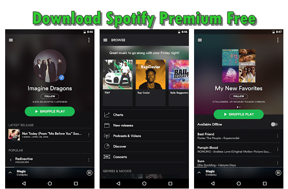 Free spotify premium download android
